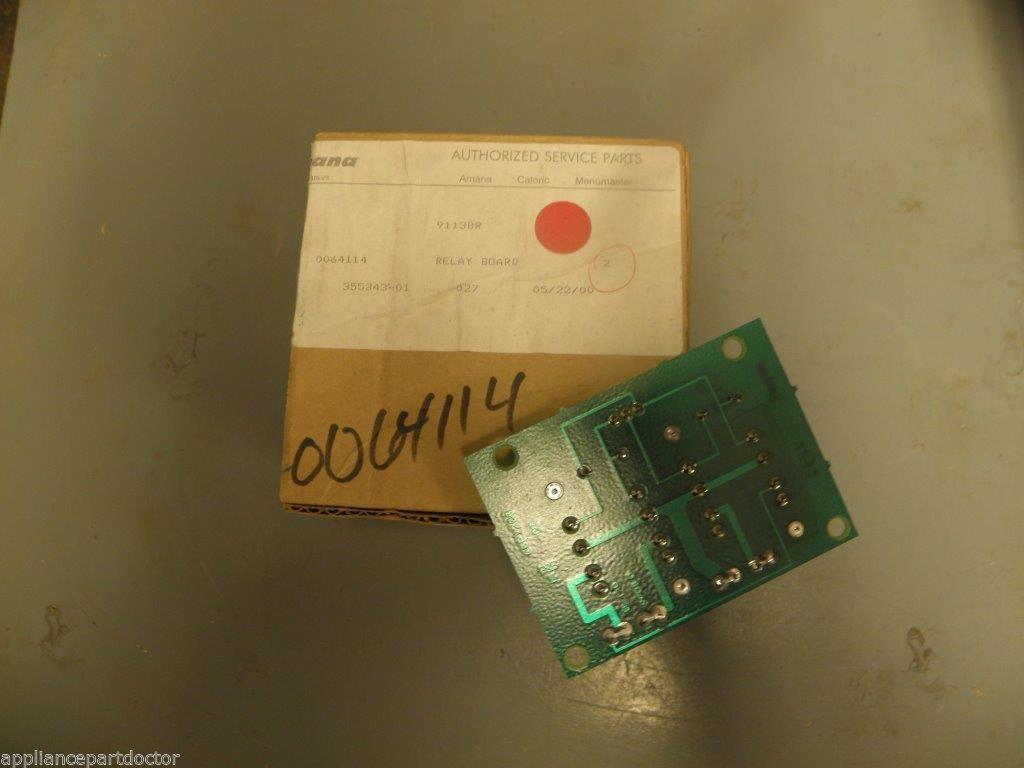 Amana Maytag Whirlpool Stove Relay Board 0064114 NEW IN BOX Amana Maytag Whirlpool Stove Relay Board 0064114 NEW IN BOX